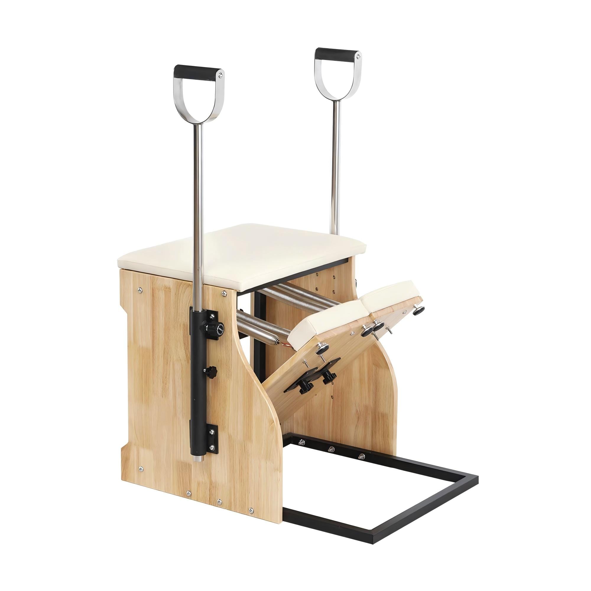 Rubberwood - Iron Frame Stability Step Chair