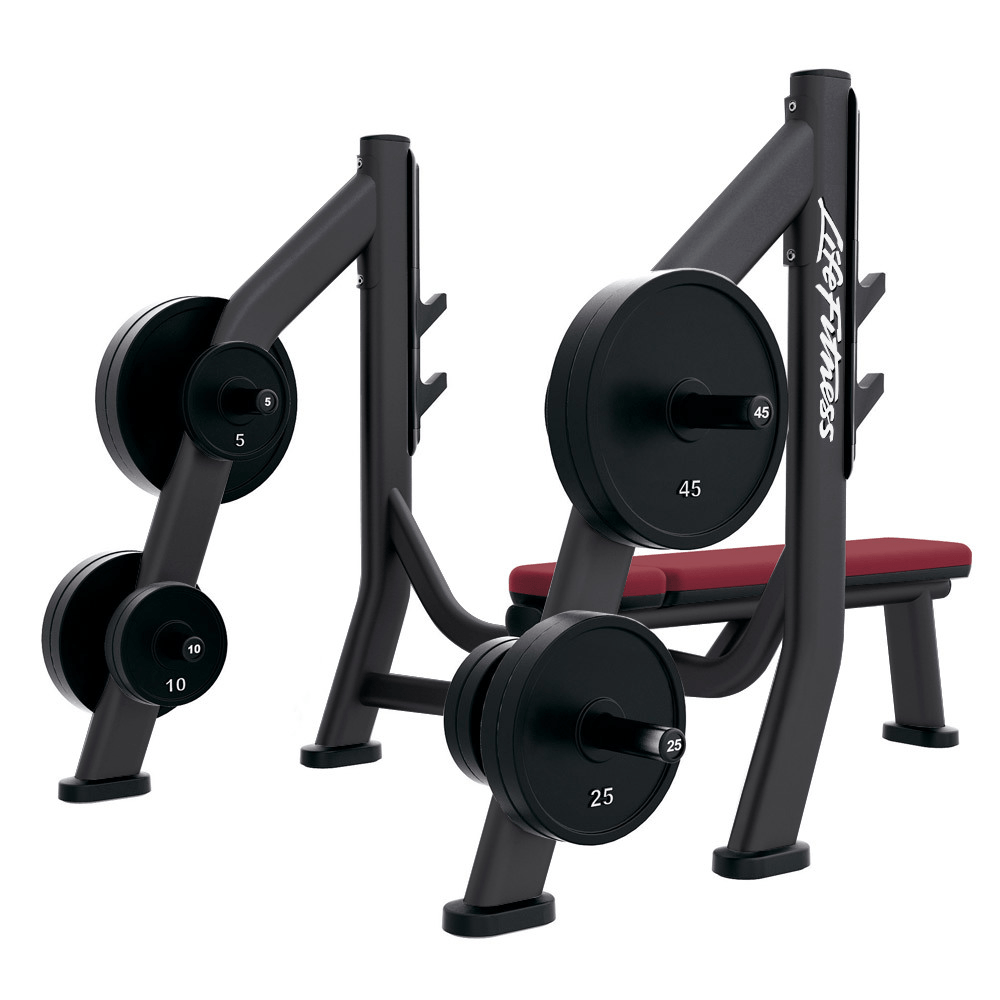 Olympic Training Bench Weight Plate Holder