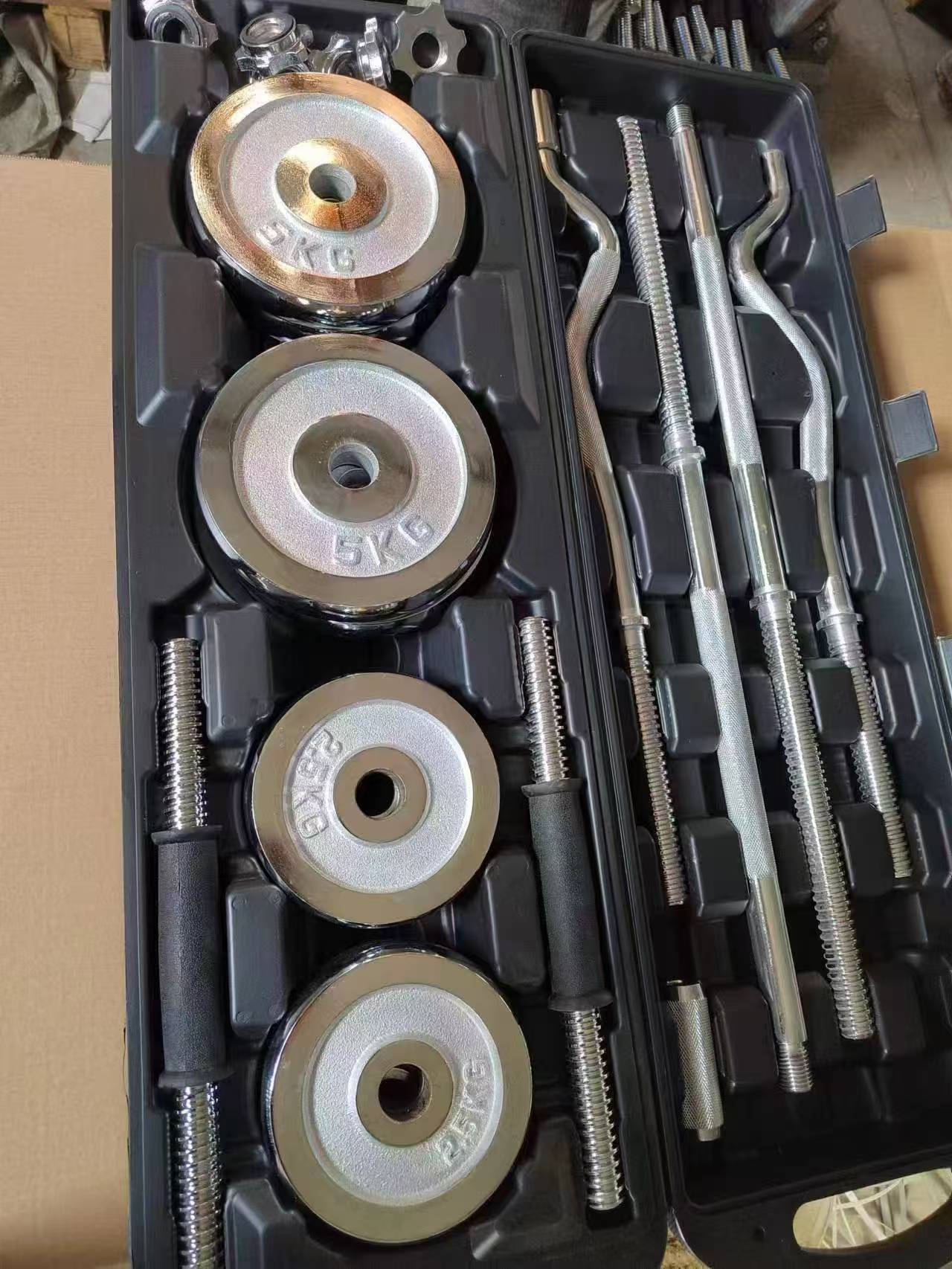 Electroplated Dumbbell Set