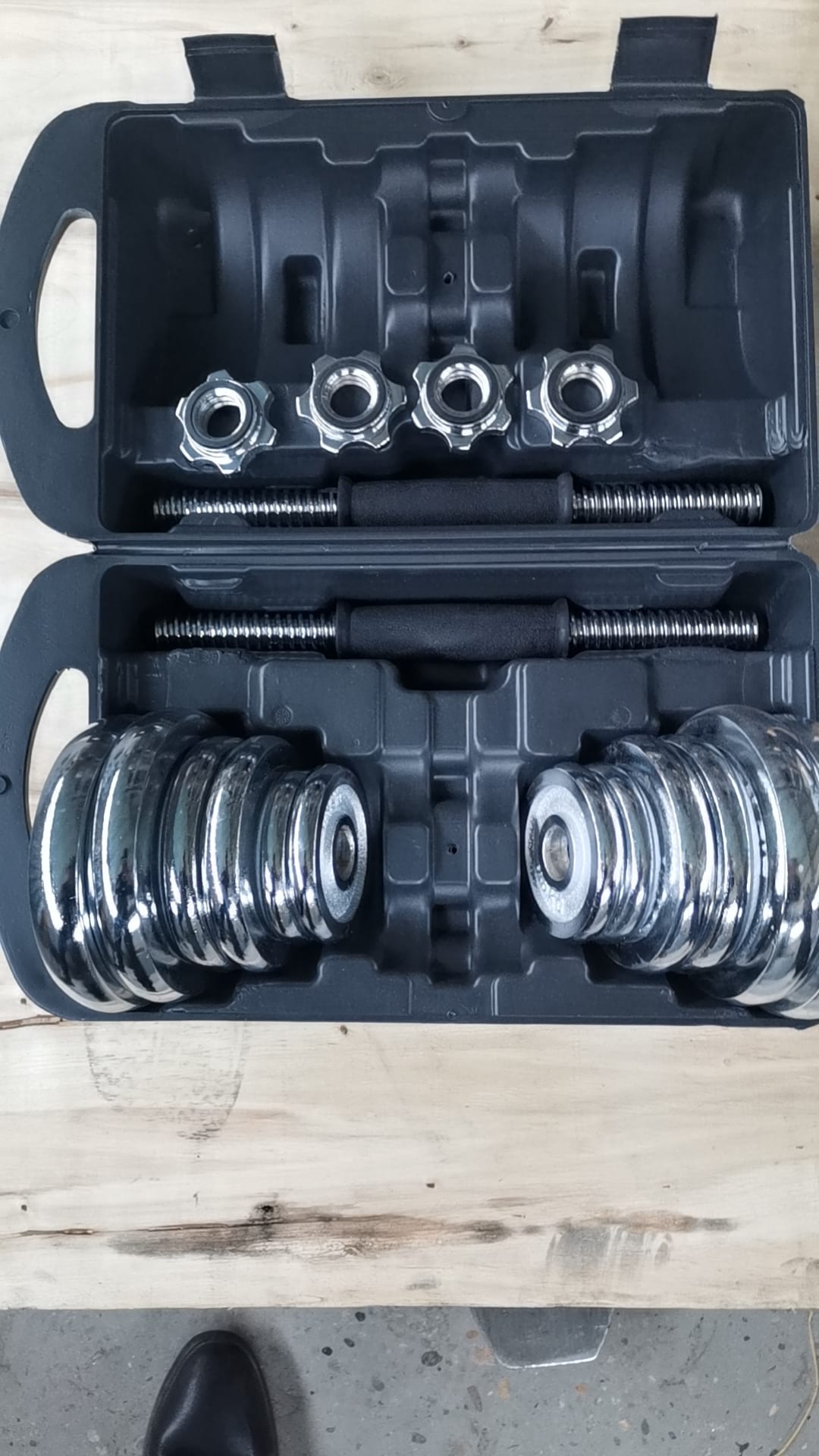 Electroplated Dumbbell Set